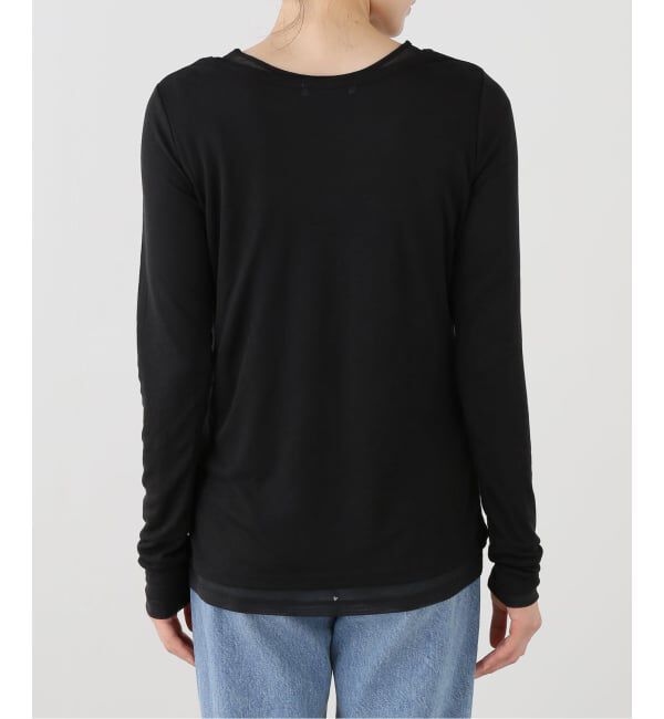  「【洗える】レイヤードカットソー」|Tシャツ・カットソー|