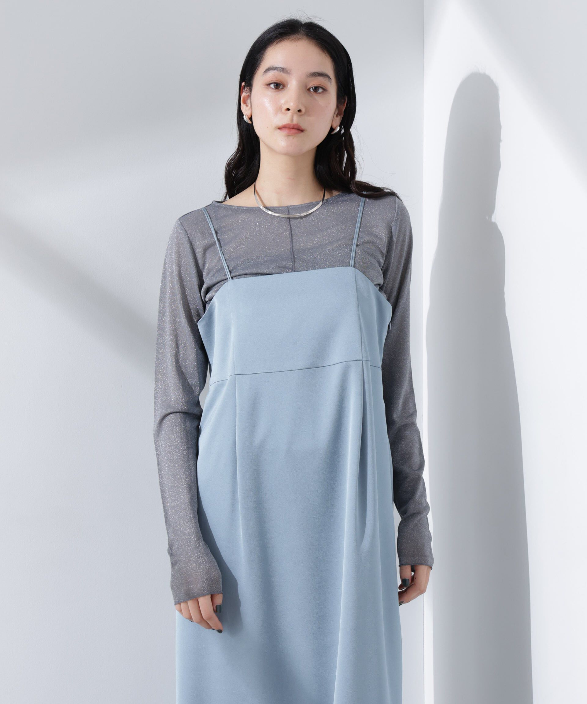 NANO universe「ラメシアーカットトップス」|Tシャツ・カットソー|