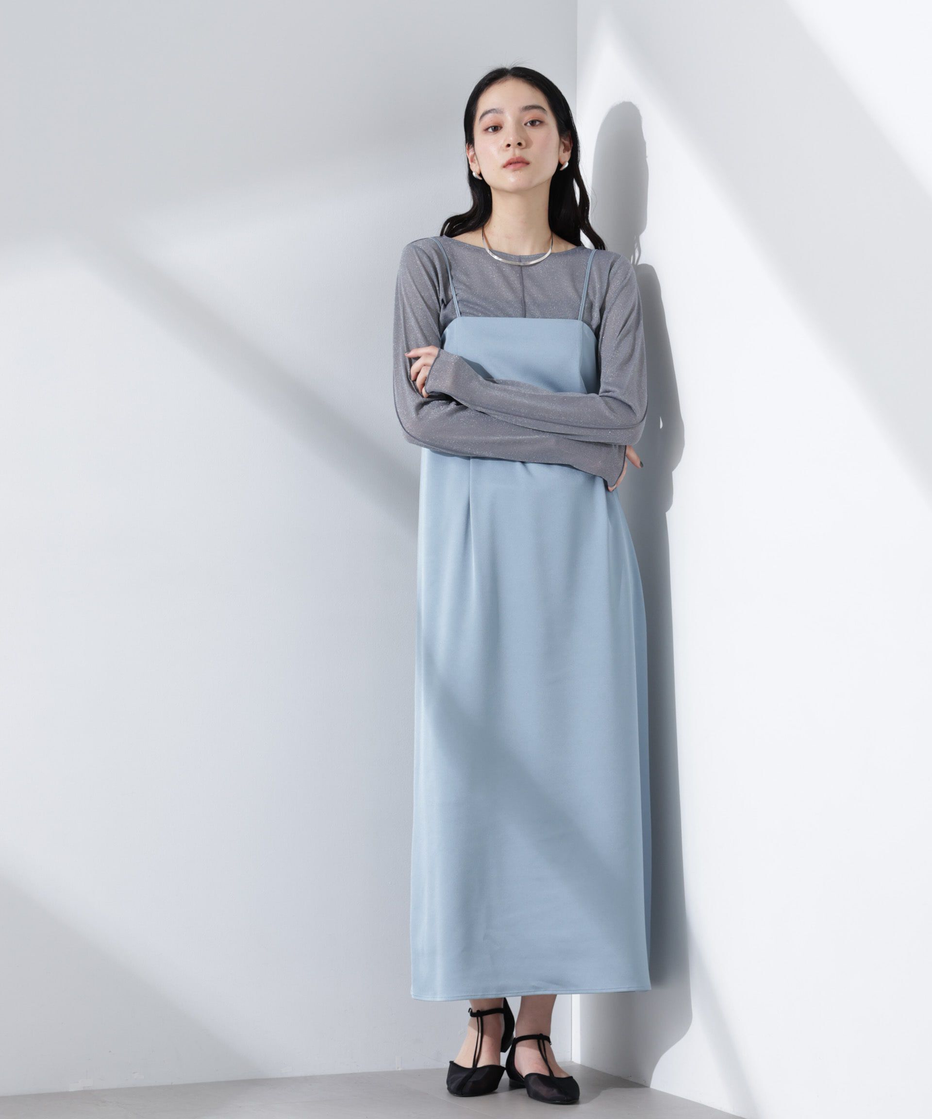NANO universe「ラメシアーカットトップス」|Tシャツ・カットソー|
