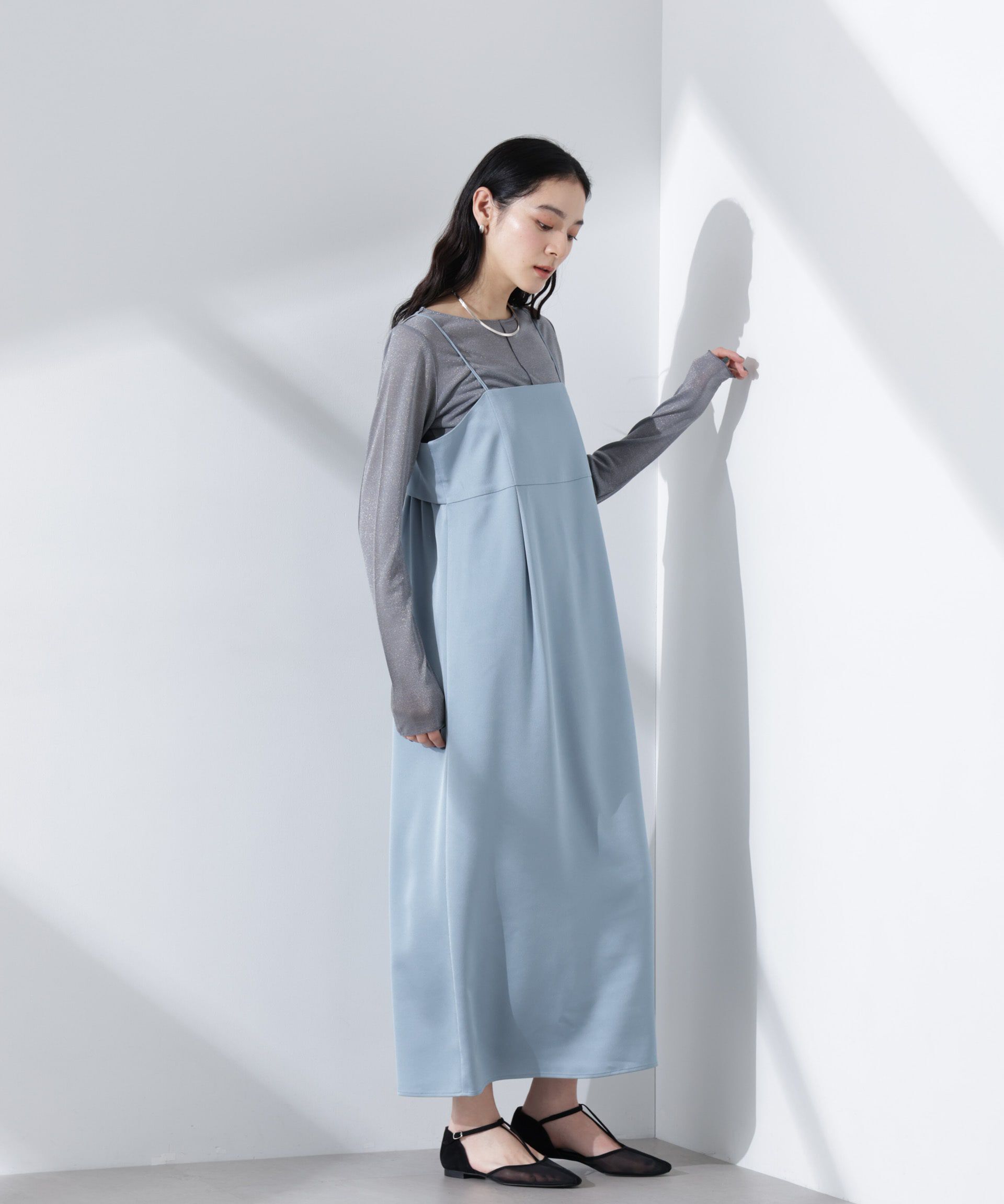 NANO universe「ラメシアーカットトップス」|Tシャツ・カットソー|