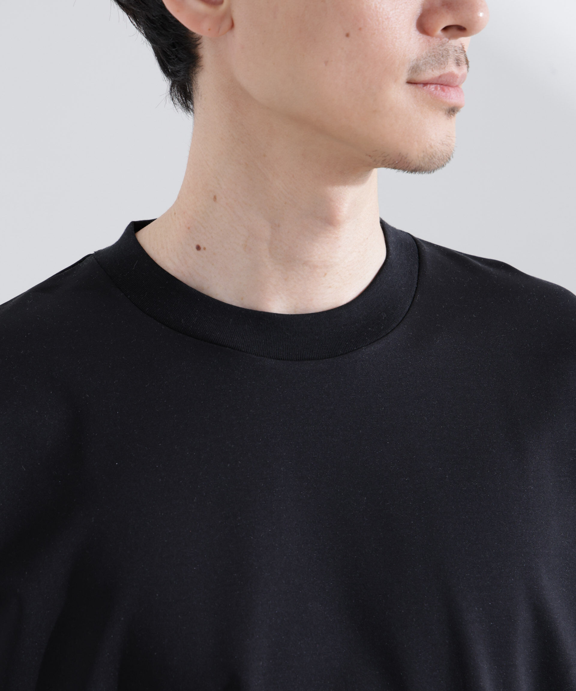NANO universe「シルケットポンチロングスリーブバルーンTシャツ 長袖」|Tシャツ・カットソー|