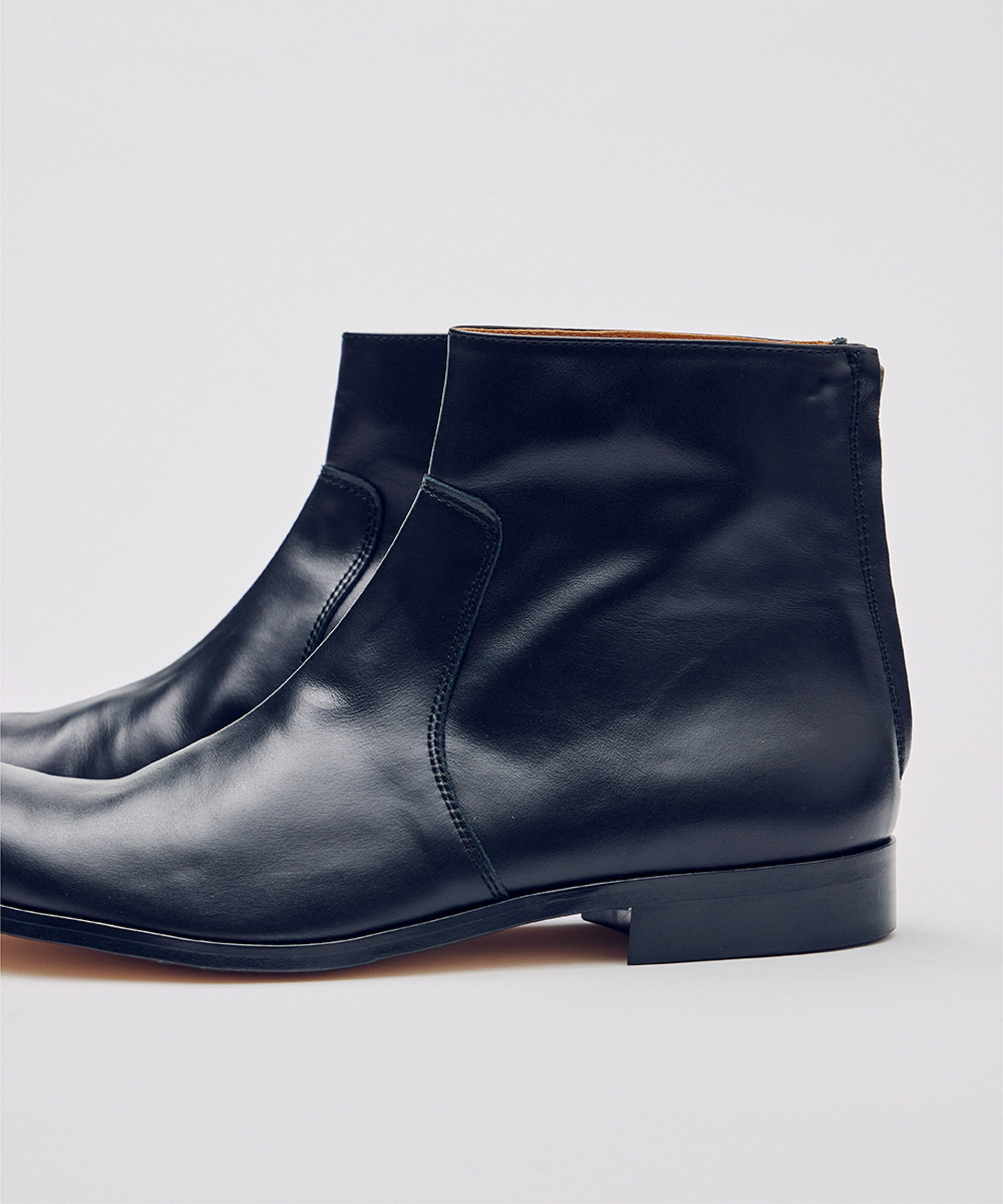 NANO universe「PADRONE THE STANDARD LINE/別注 BACK ZIP BOOTS / バックジップブーツ」|ショートブーツ|