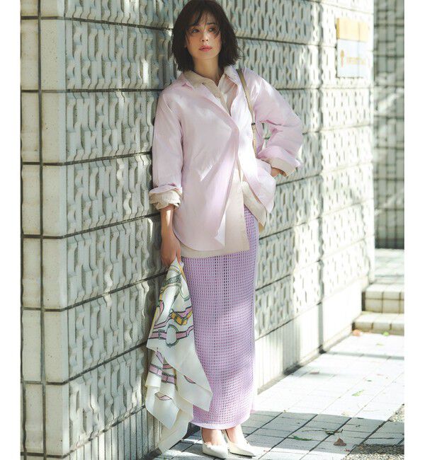 23区「【WEB&一部店舗限定】ウールカシミヤ デザイン ストール」|ストール|