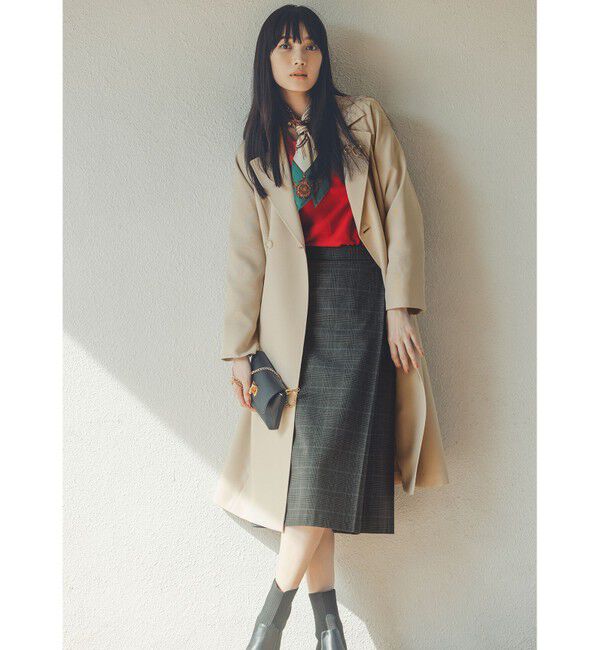 ANY SIS「【CICA加工・選べる9色展開】クルーネックバックスリット ニット」|ニット・セーター|