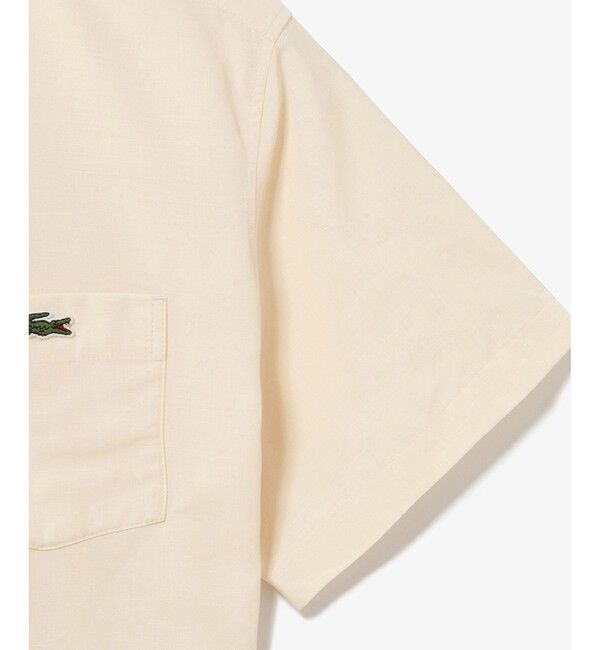 LACOSTE「ドライタッチ クロップ ハーフスリーブシャツ」|シャツ・ブラウス|