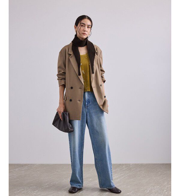 SALON adam et rope'「【ABSTRACT （アブストラクト】SKINNY CASHMERE / ニットストール」|ストール|