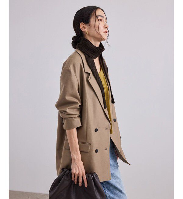 SALON adam et rope'「【ABSTRACT （アブストラクト】SKINNY CASHMERE / ニットストール」|ストール|