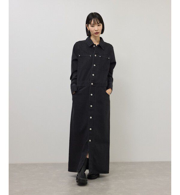 ADAM ET ROPE'「【定番】トラックソールストレッチブーツ」|ロングブーツ|