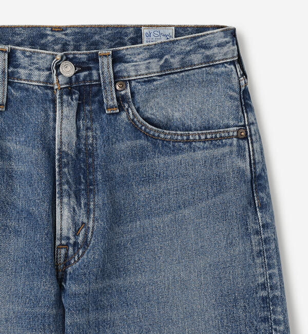  「orSlow | SHORT LENGTH 105 90'S DENIM MID USED WOMEN」|デニム|