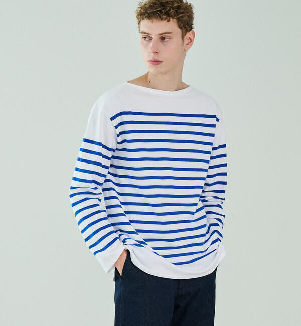 ORCIVAL「ORCIVAL | ラッセル ボートネックフレンチセーラーTシャツ MEN」|Tシャツ・カットソー|