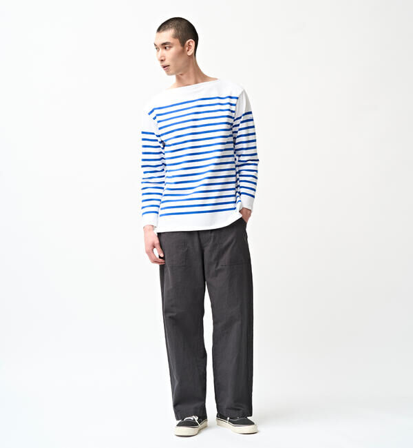 ORCIVAL「ORCIVAL | ラッセル ボートネックフレンチセーラーTシャツ MEN」|Tシャツ・カットソー|