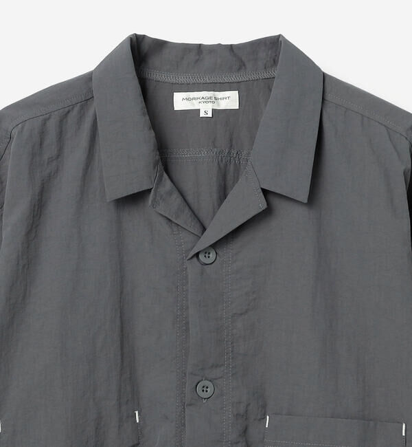  「MORIKAGE SHIRT KYOTO |〈別注〉オープンカラーシャツ WOMEN」|シャツ・ブラウス|