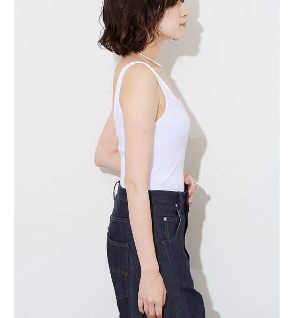  「カップツキRIBタンクトップ」|Tシャツ・カットソー|