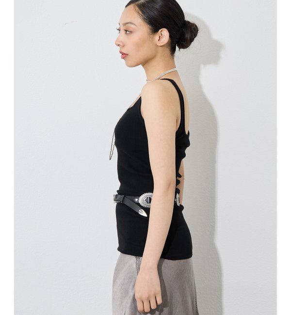  「カップツキRIBタンクトップ」|Tシャツ・カットソー|