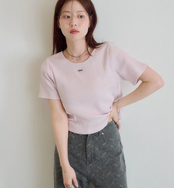  「【新色追加/6色展開】ラバータグTEE」|Tシャツ・カットソー|
