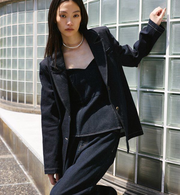  「【2026AW Debut】【UNFORM】テーラードデニムジャケット」|デニムジャケット|