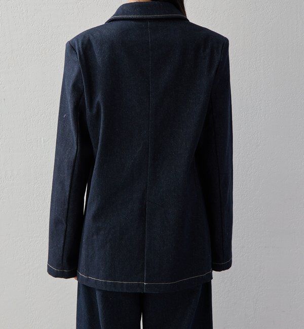  「【2026AW Debut】【UNFORM】テーラードデニムジャケット」|デニムジャケット|