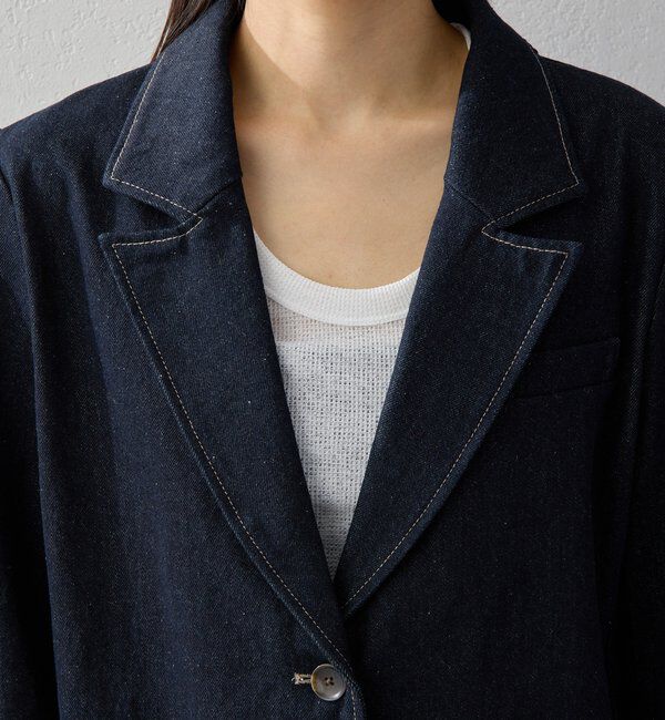  「【2026AW Debut】【UNFORM】テーラードデニムジャケット」|デニムジャケット|