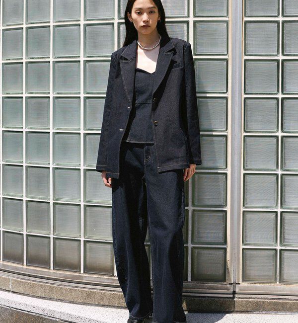  「【2026AW Debut】【UNFORM】テーラードデニムジャケット」|デニムジャケット|