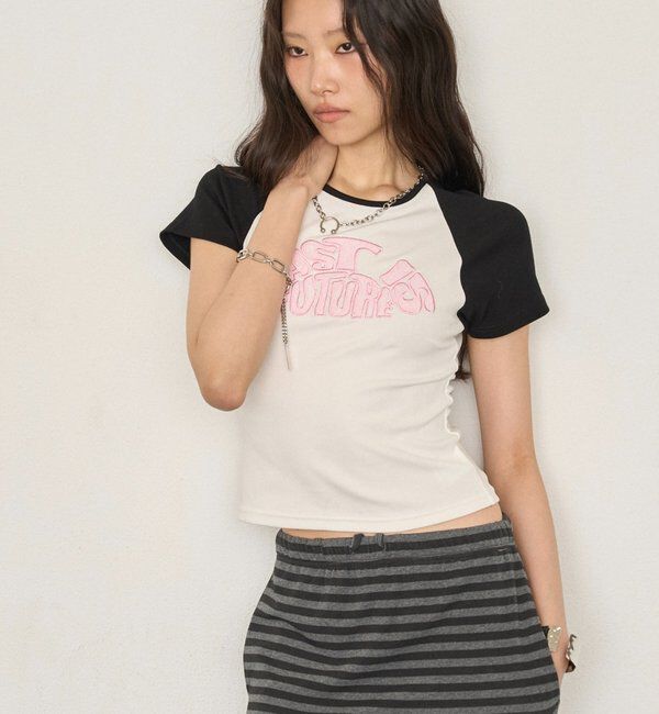  「【WEB限定カラーあり】デフォルメレースロゴチビT」|Tシャツ・カットソー|