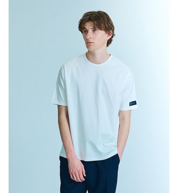 ABAHOUSE「【近藤紡績所】ARMONICOS クルーネックTシャツ / 半永久光沢」|Tシャツ・カットソー|