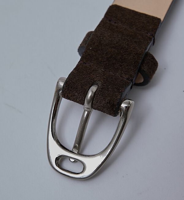 ABAHOUSE「【UNISEX】 KUDU NAKED LEATHER STUDS BELT /」|ベルト|