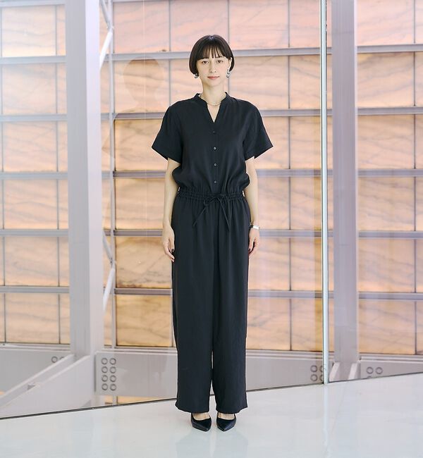 Rouge vif「【一部店舗 / WEB限定】Vネックレーヨンコンビネゾン / オールインワン /」|オールインワン|