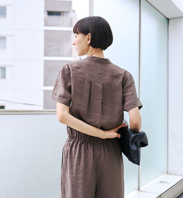 Rouge vif「【一部店舗 / WEB限定】Vネックレーヨンコンビネゾン / オールインワン /」|オールインワン|