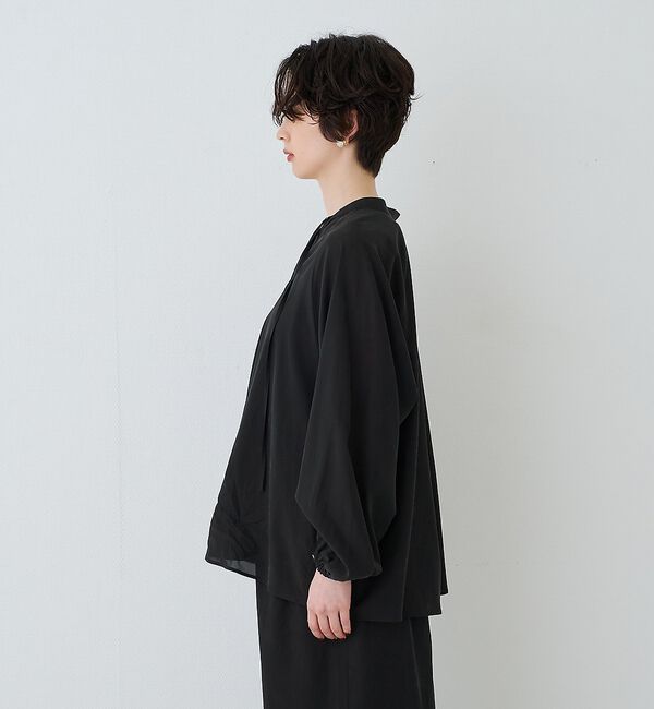 Rouge vif「【セットアップ対応】フィブリルスキッパーブラウス」|シャツ・ブラウス|
