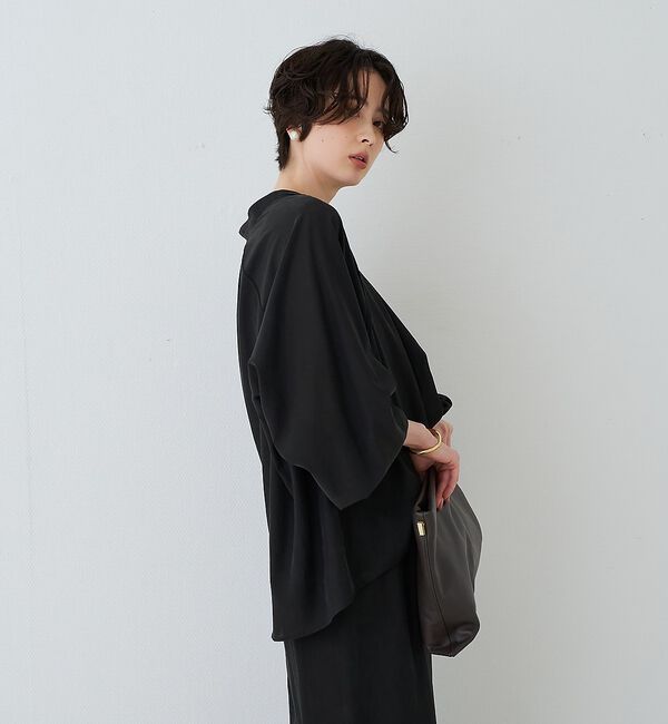 Rouge vif「【セットアップ対応】フィブリルスキッパーブラウス」|シャツ・ブラウス|