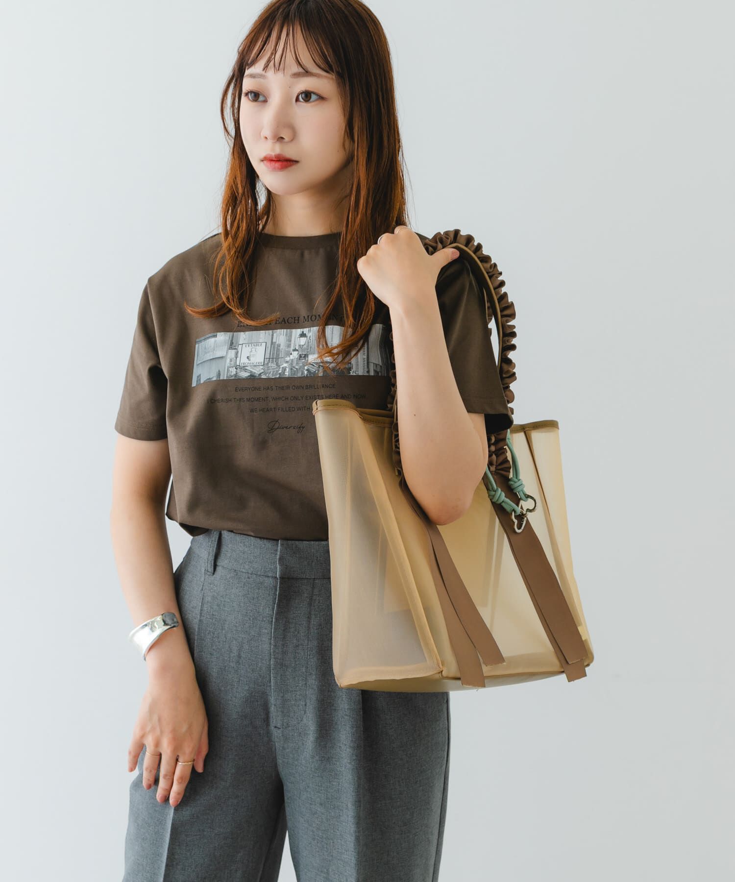 RODE SKO「フリルハンドルシアーバッグ」|トートバッグ|