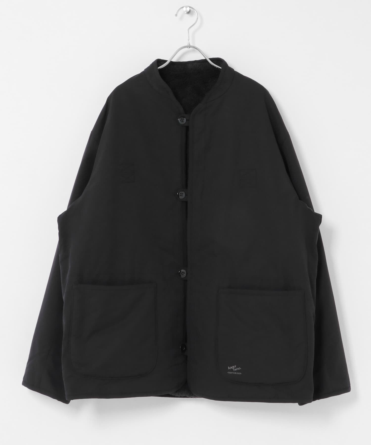 Sonny Label 「『別注』ARMY TWILL&times;Sonny Label　Reversible Jacket」|ノーカラーコート|