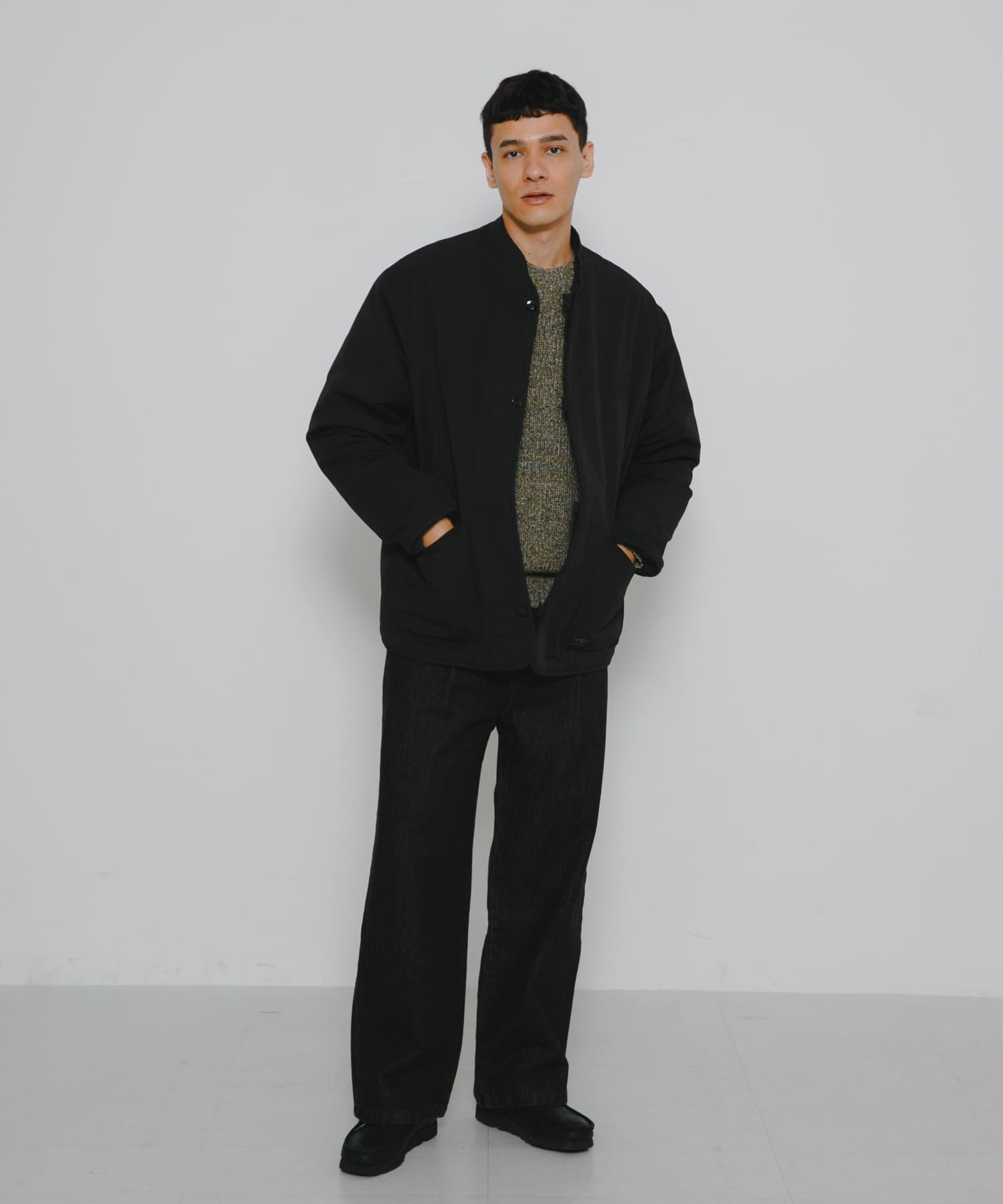 Sonny Label 「『別注』ARMY TWILL&times;Sonny Label　Reversible Jacket」|ノーカラーコート|