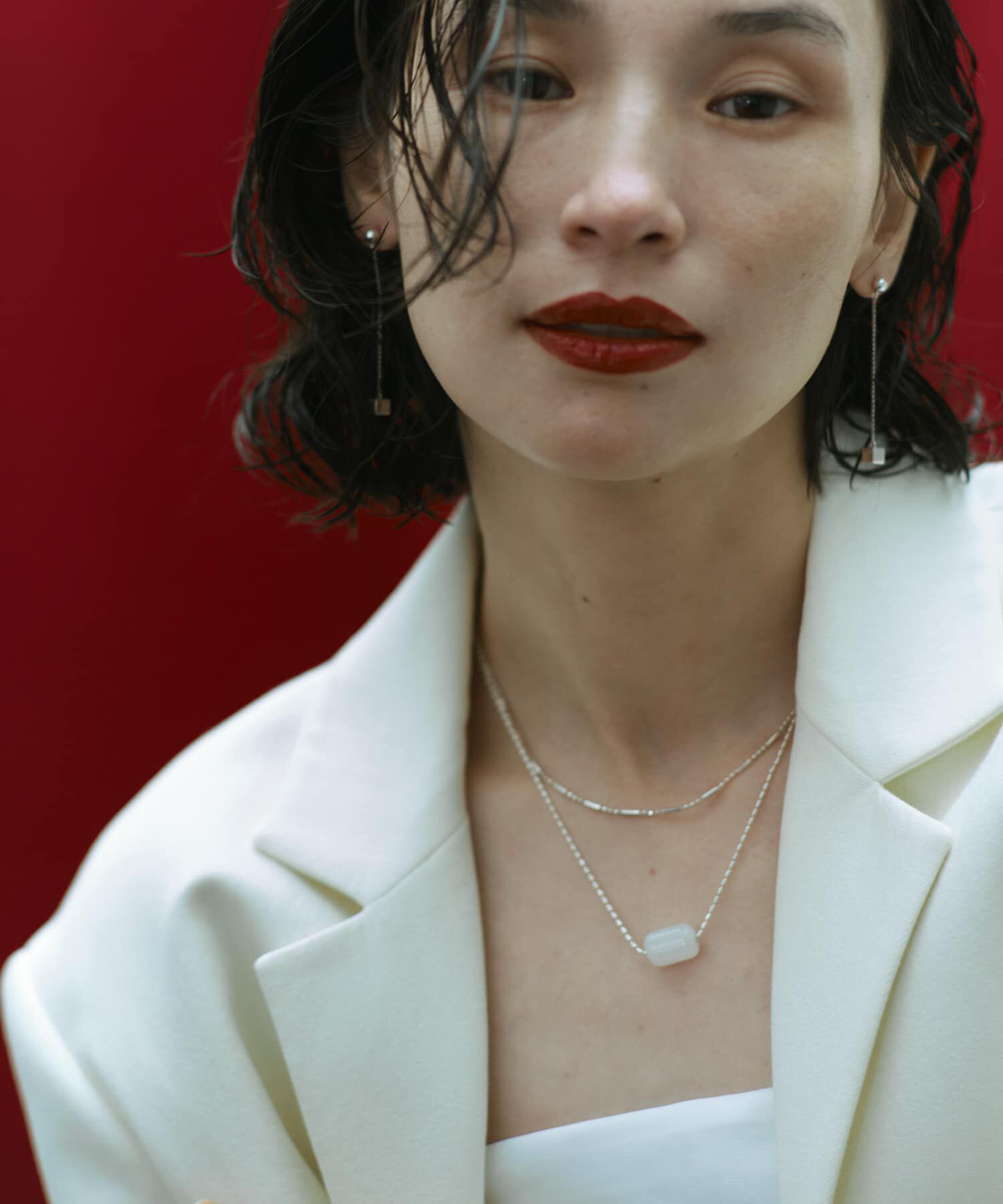 SMELLY「SMELLY so&rsquo;　white jade necklace」|ネックレス|