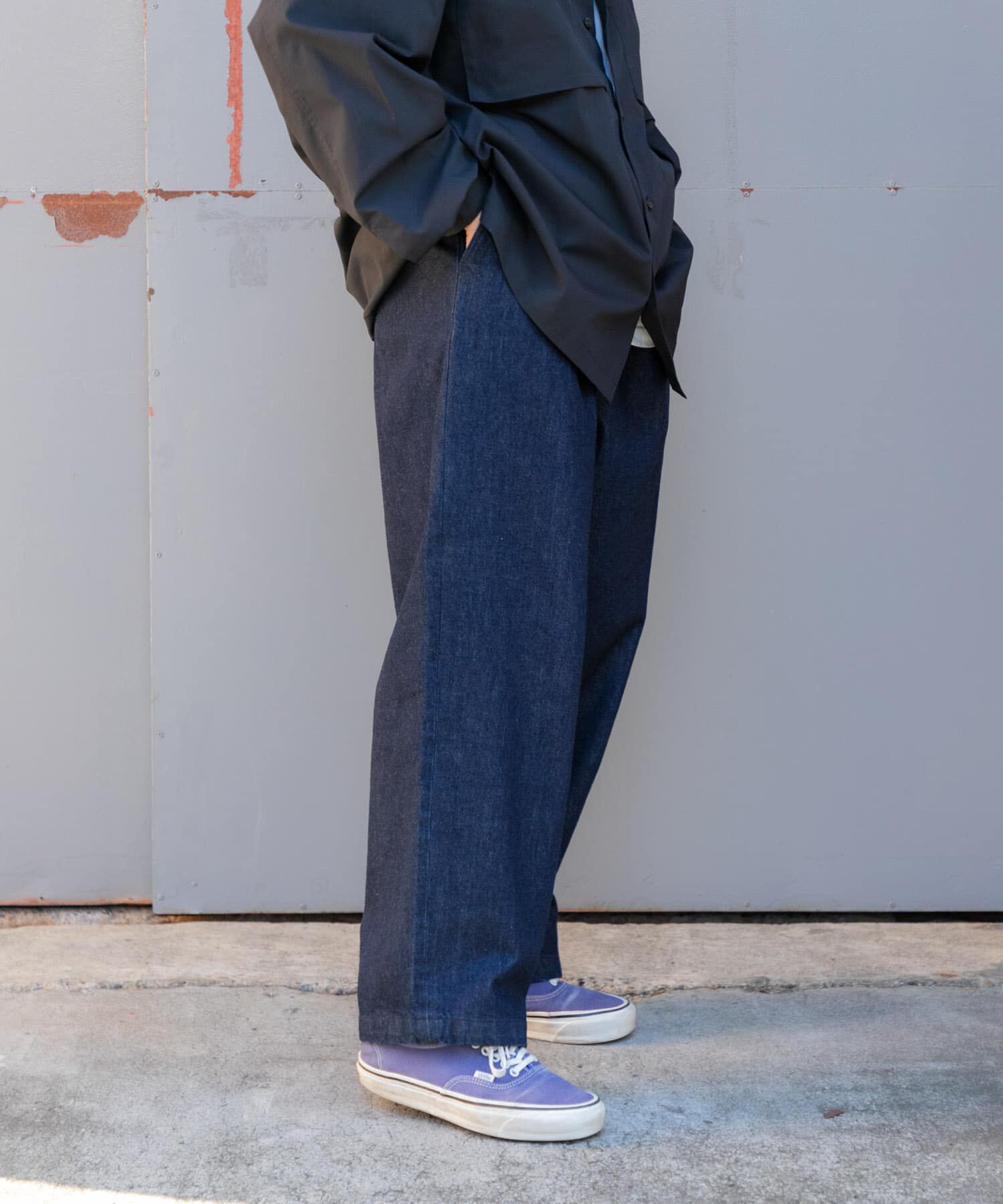 URBAN RESEARCH「Wide Dad　DAD EASY WIDE DENIM PANTS」|デニム|