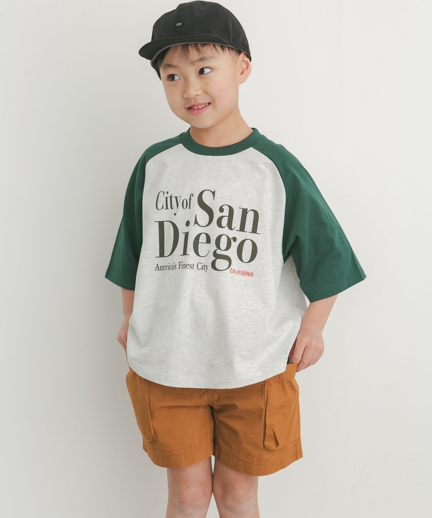 URBAN RESEARCH DOORS「ロゴプリントラグランTシャツ(KIDS)」|その他|