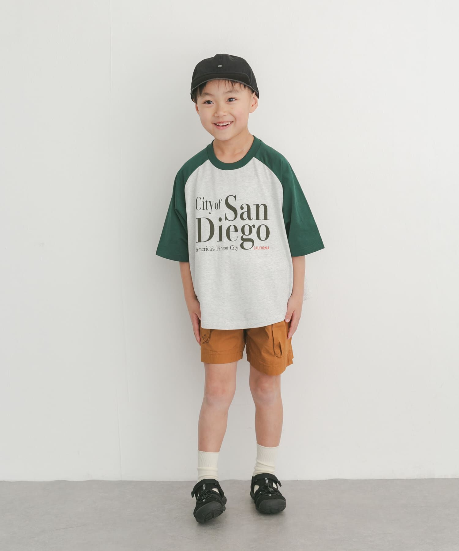 URBAN RESEARCH DOORS「ロゴプリントラグランTシャツ(KIDS)」|その他|