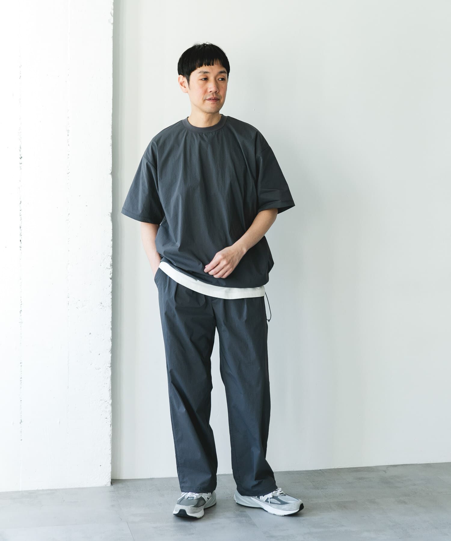 URBAN RESEARCH DOORS「『UVカット/接触冷感/吸水速乾』ストレッチクロスイージーパンツ」|その他|