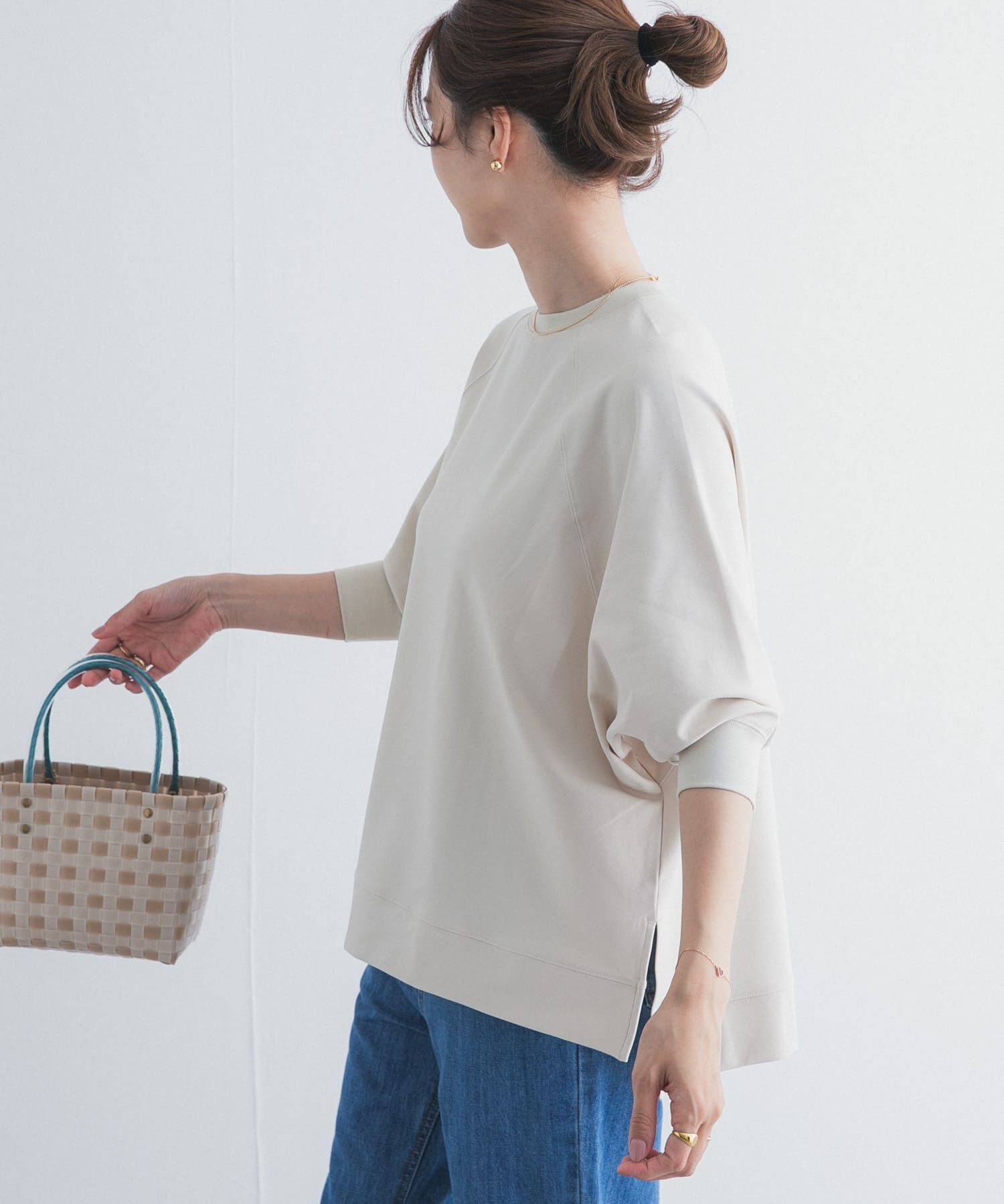 URBAN RESEARCH DOORS「オーバーサイズドルマンプルオーバー」|Tシャツ・カットソー|