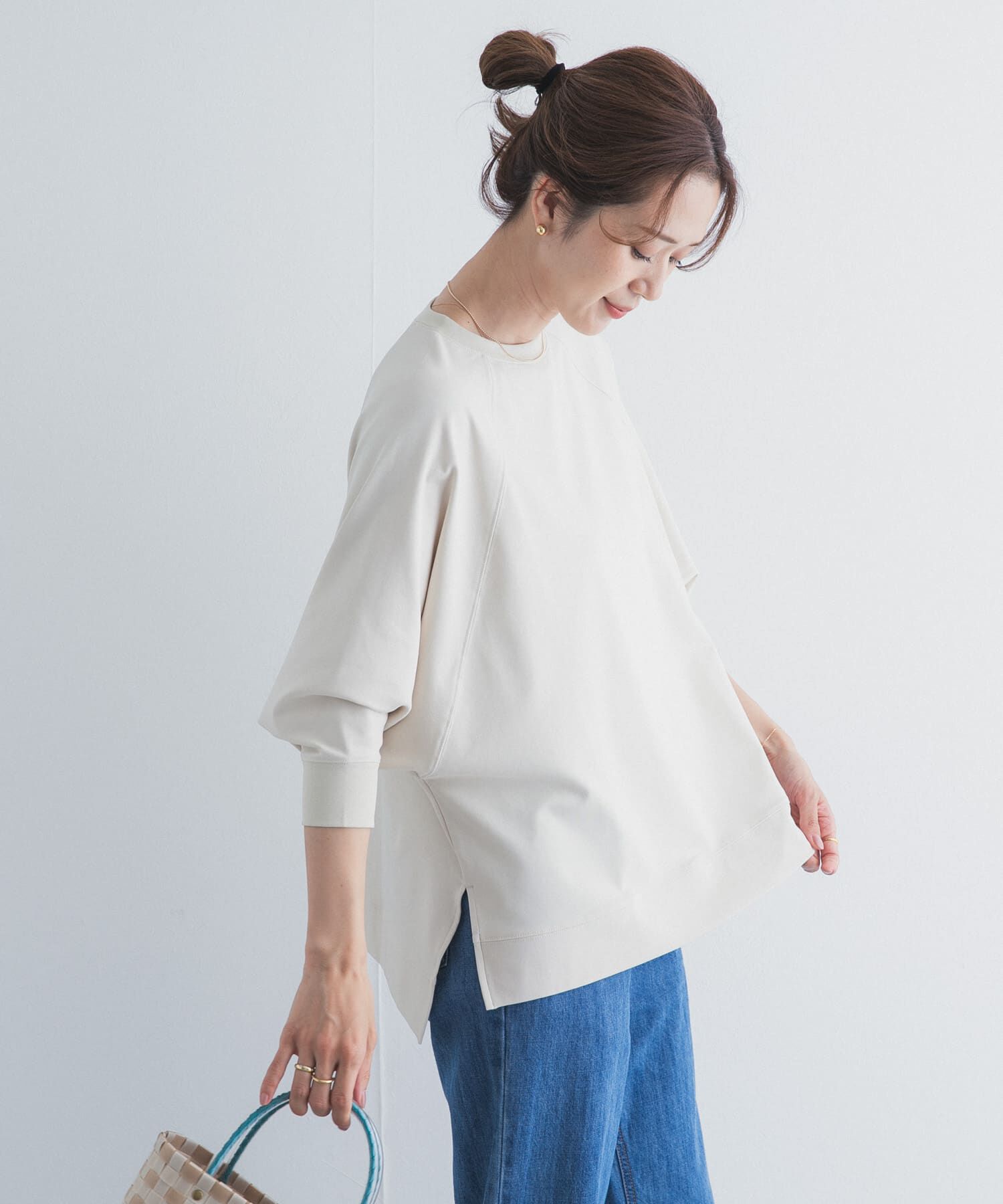 URBAN RESEARCH DOORS「オーバーサイズドルマンプルオーバー」|Tシャツ・カットソー|