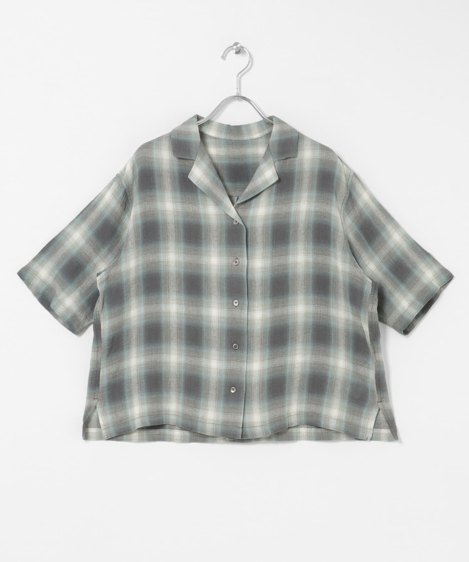 URBAN RESEARCH DOORS「FORK&SPOON　メッシュチェックシャツ」|シャツ・ブラウス|