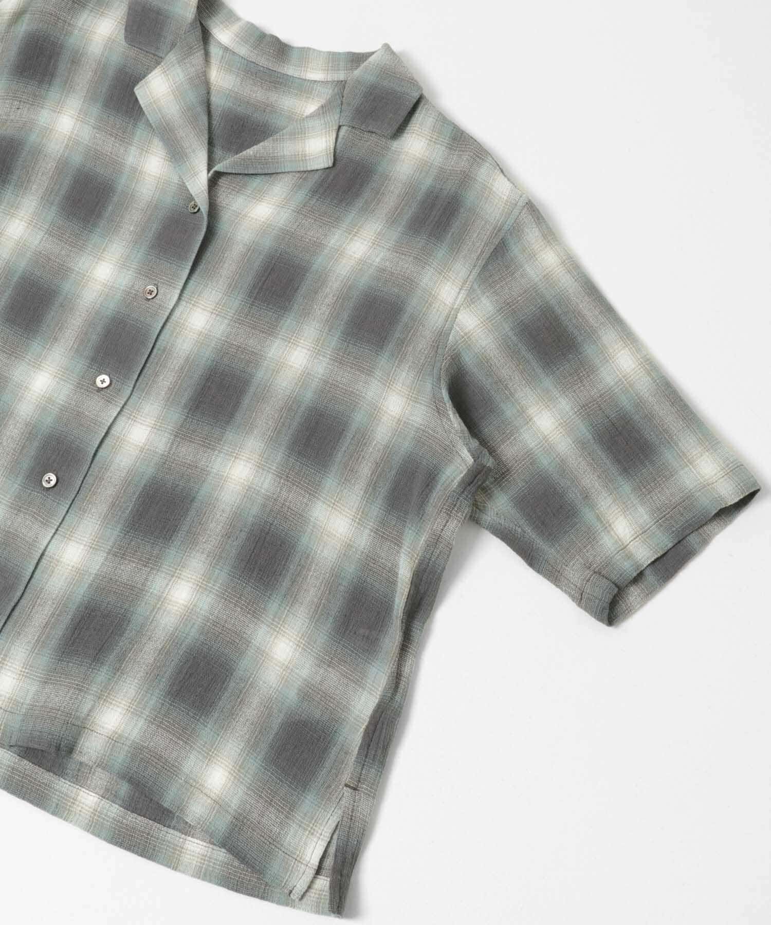 URBAN RESEARCH DOORS「FORK&SPOON　メッシュチェックシャツ」|シャツ・ブラウス|