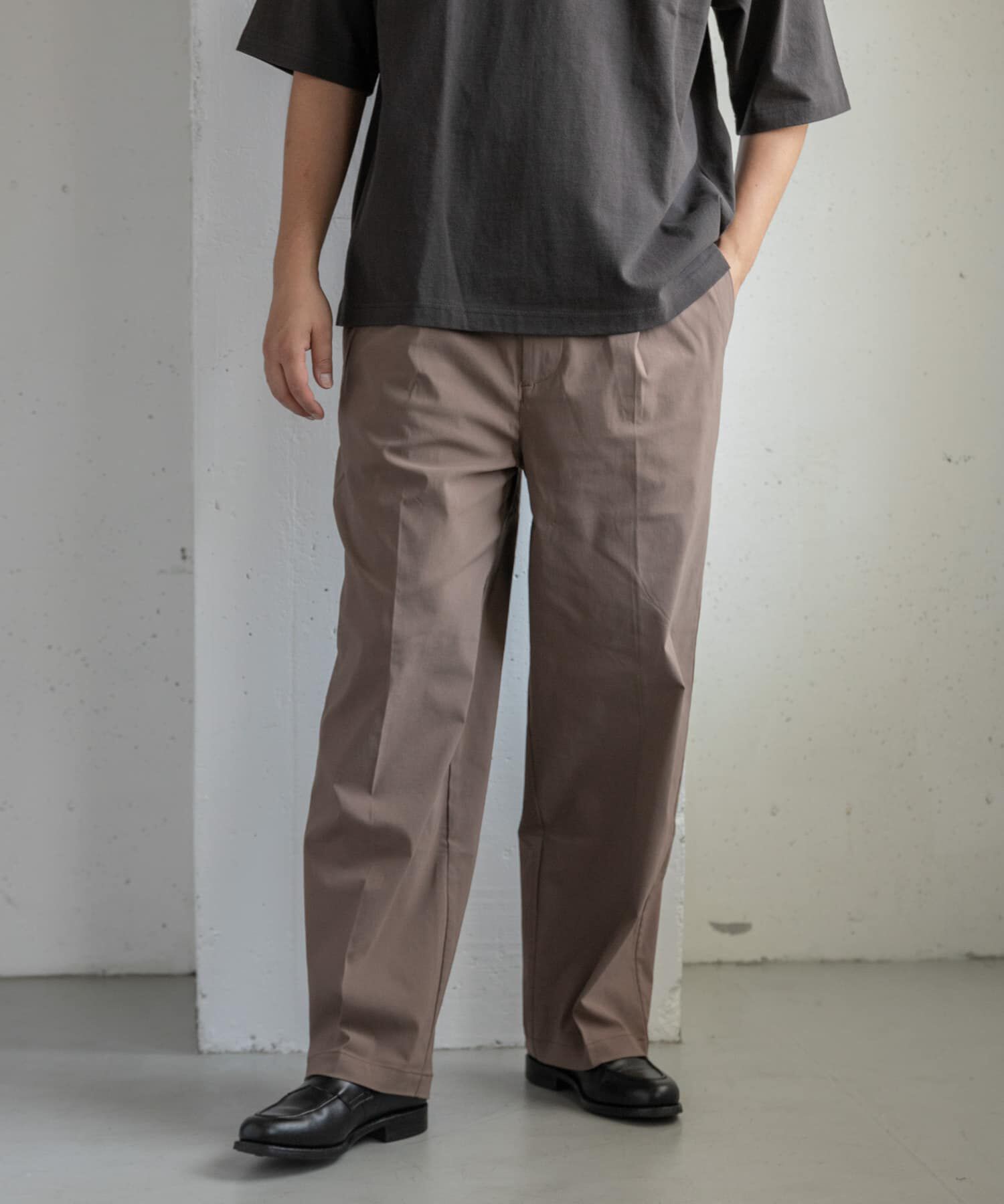 URBAN RESEARCH DOORS「FORK&SPOON　スーパーストレッチワンタックトラウザー」|その他|