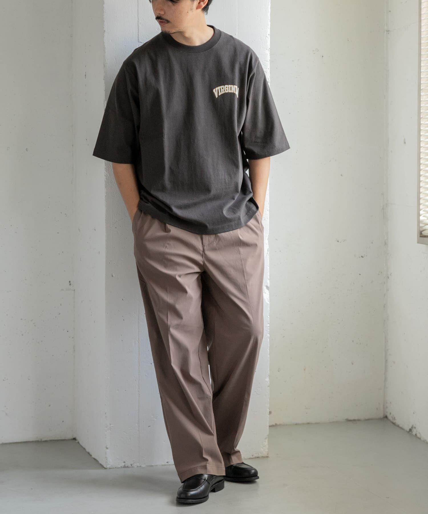 URBAN RESEARCH DOORS「FORK&SPOON　スーパーストレッチワンタックトラウザー」|その他|