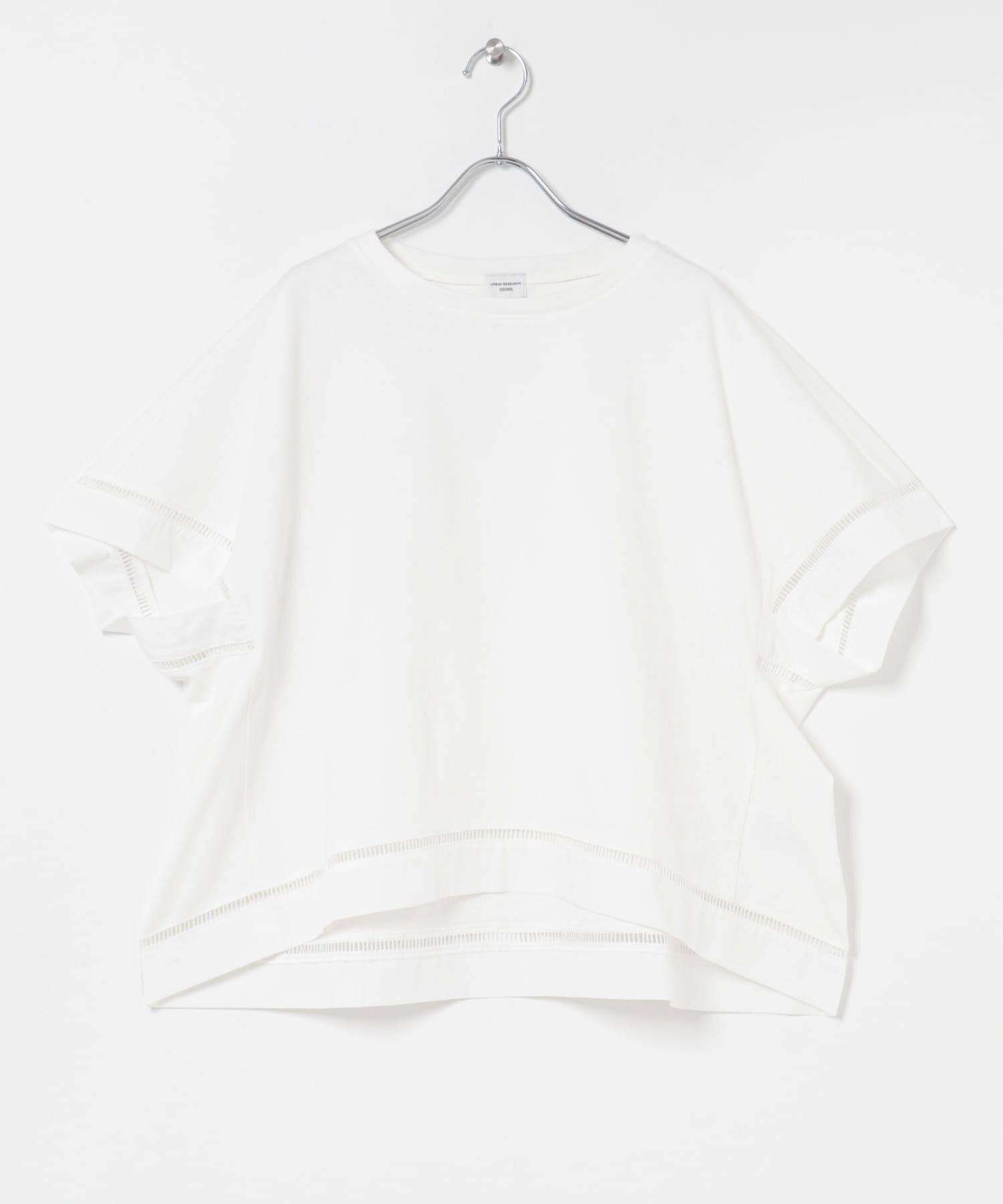 URBAN RESEARCH DOORS「ハシゴレースドッキングプルオーバー」|Tシャツ・カットソー|