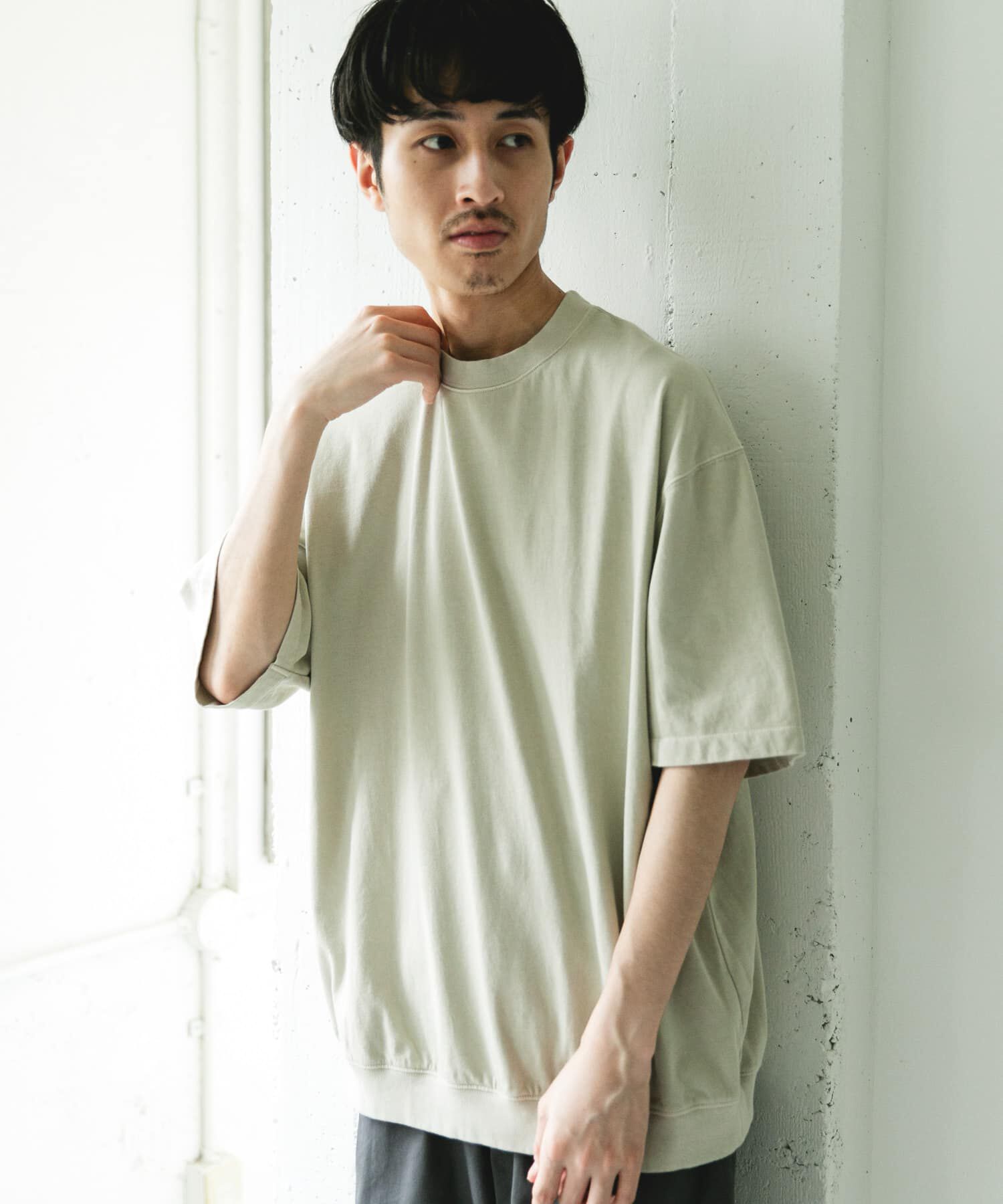 URBAN RESEARCH DOORS「Grow Organic スウェットTシャツ」|Tシャツ・カットソー|ブラウン系その他