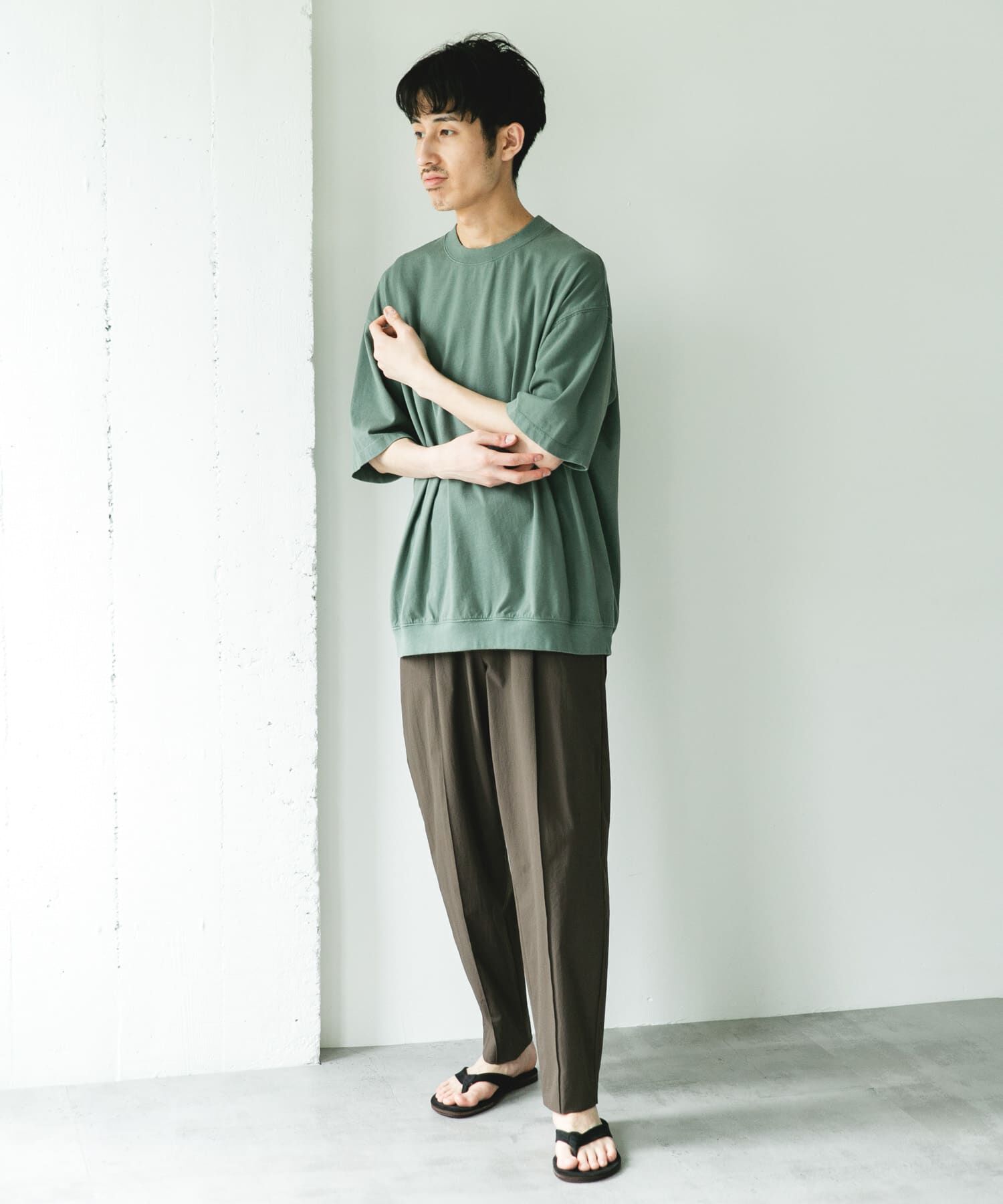 URBAN RESEARCH DOORS「Grow Organic スウェットTシャツ」|Tシャツ・カットソー|