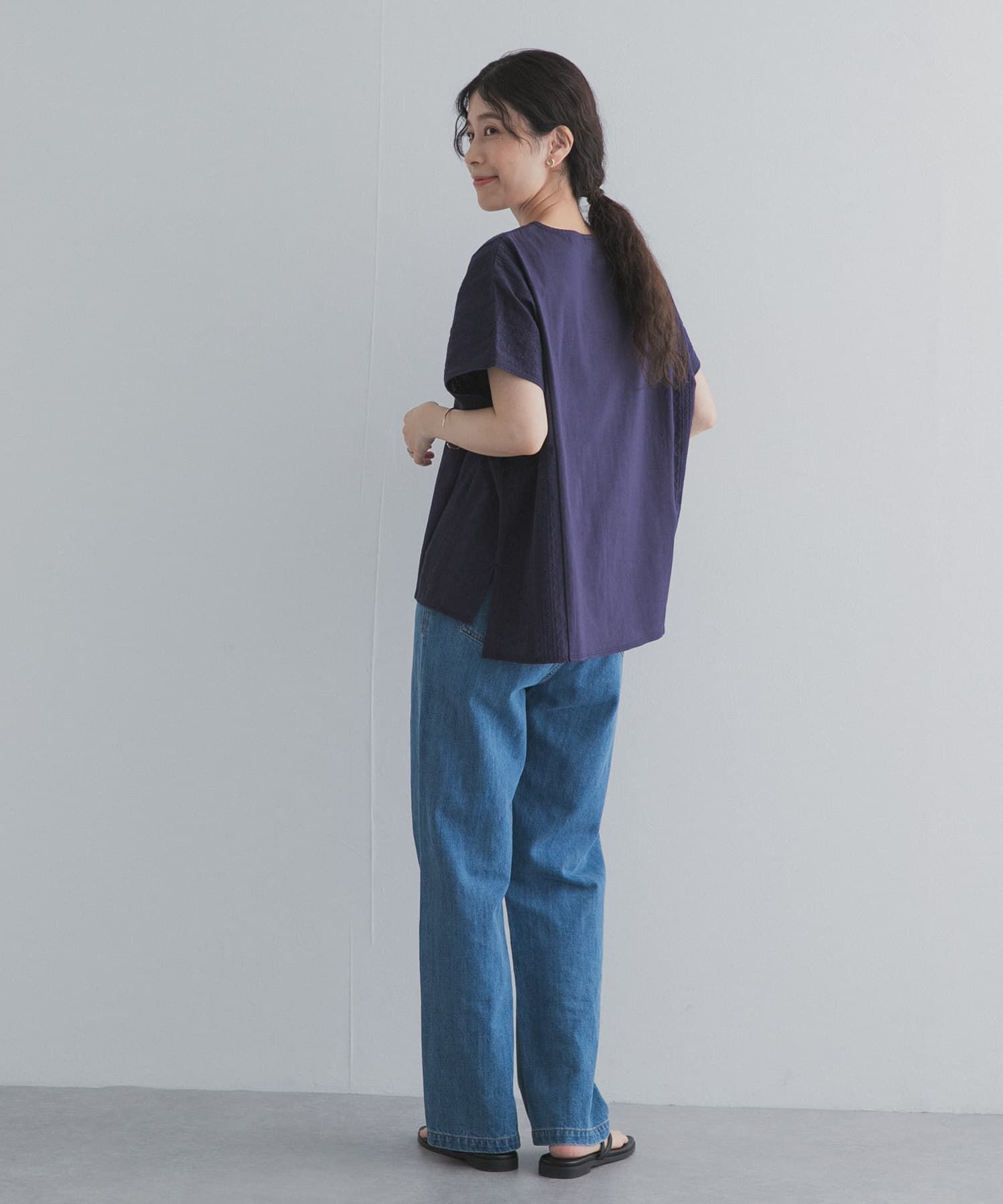 URBAN RESEARCH DOORS「サイドレース刺繍切替プルオーバー」|その他|