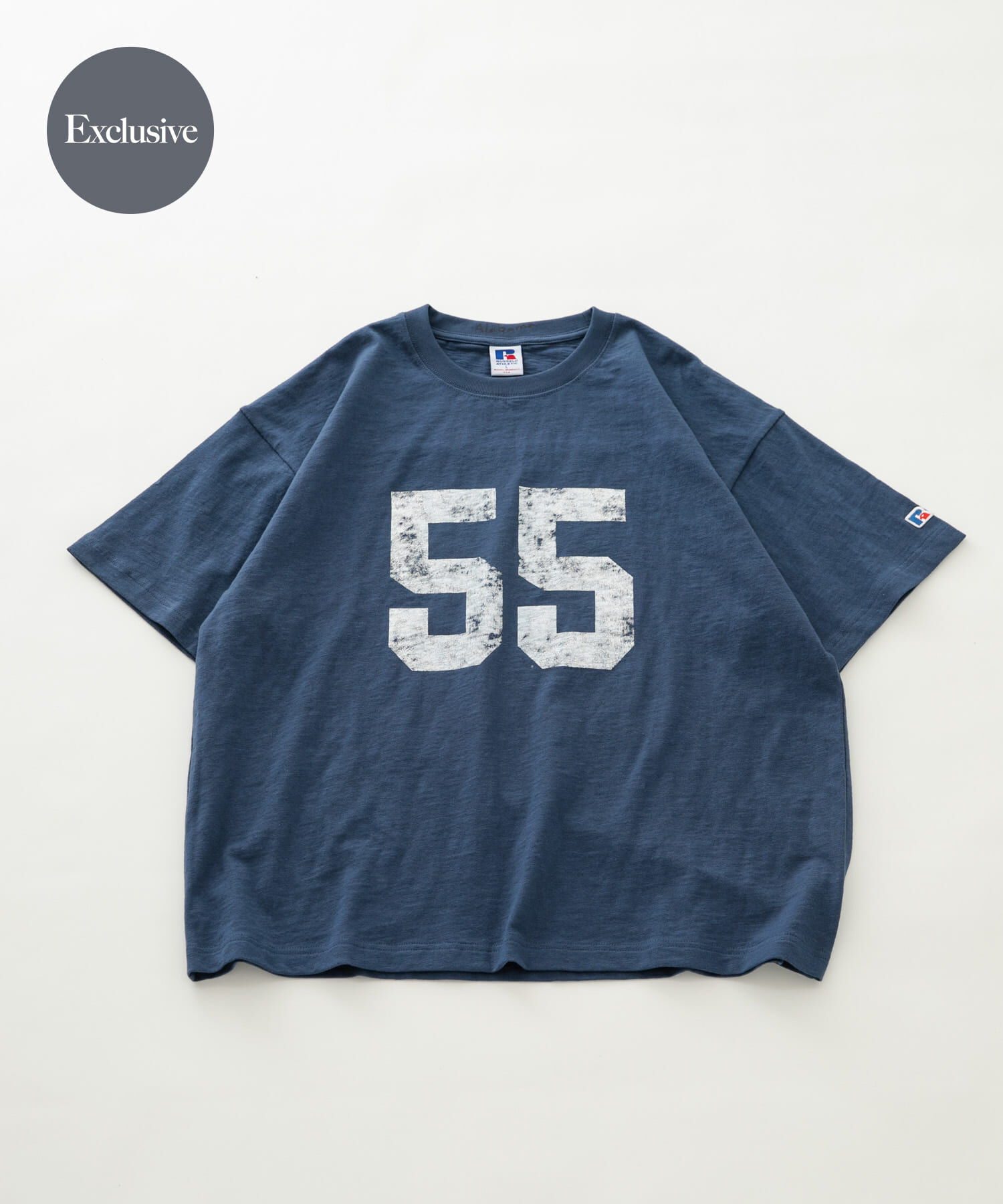 Sonny Label 「『別注』Russell Athletic&times;Sonny Label　ナンバリングショートスリーブTシャツ」|Tシャツ・カットソー|ブルー