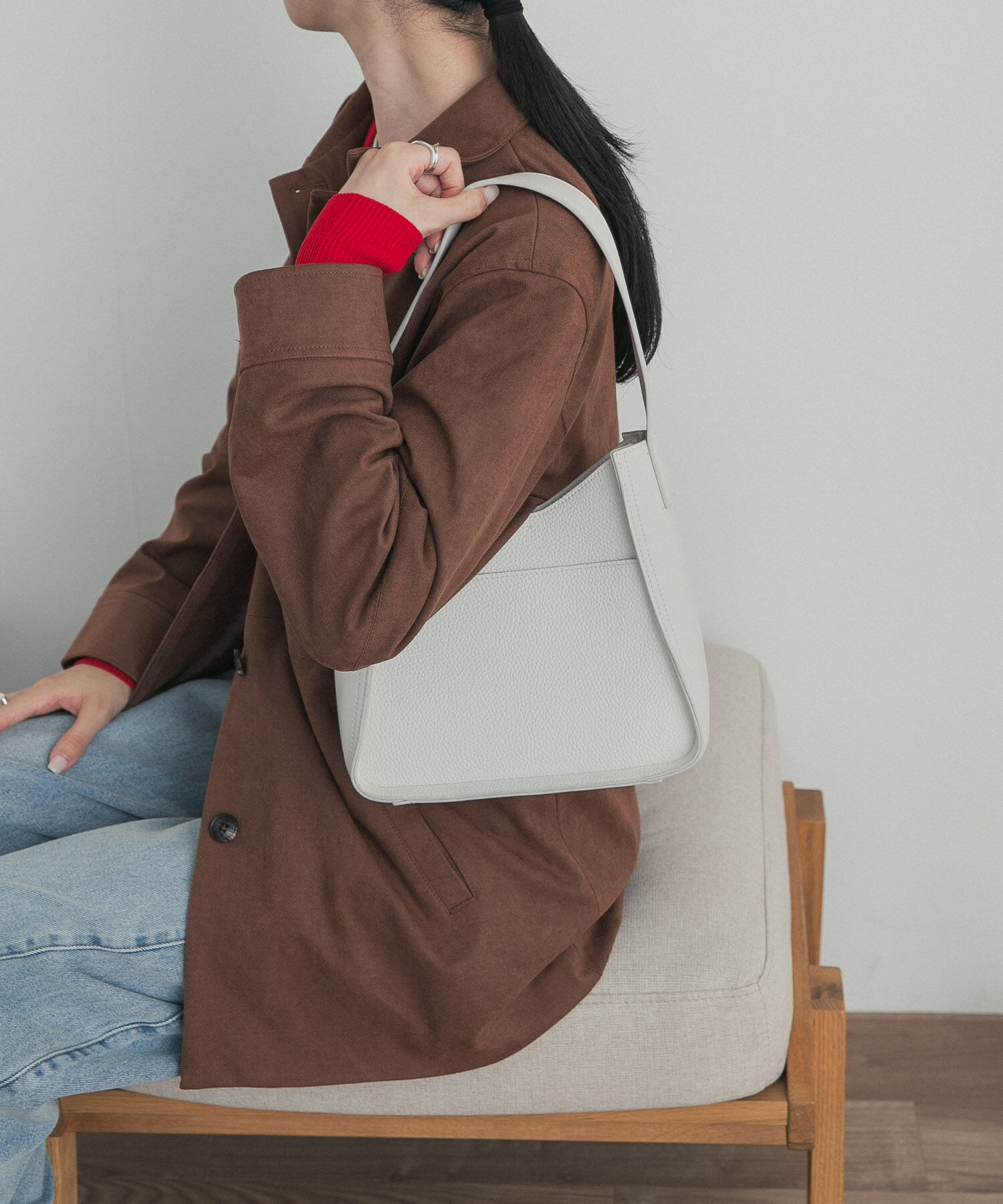 URBAN RESEARCH DOORS「ハーフムーンワンハンドルバッグ」|ハンドバッグ|